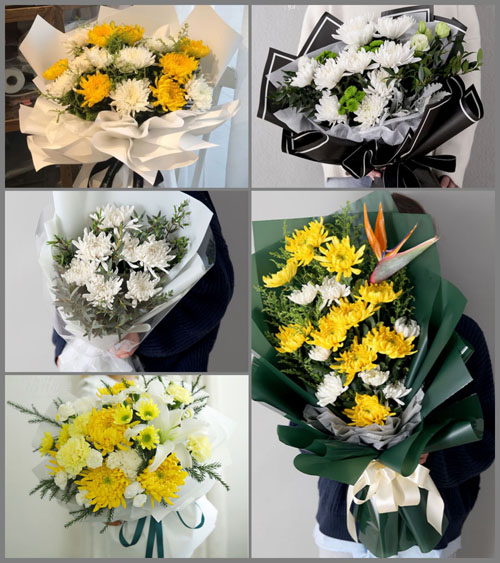 江苏泰州泰兴市滨江镇中兴村白事花束代送